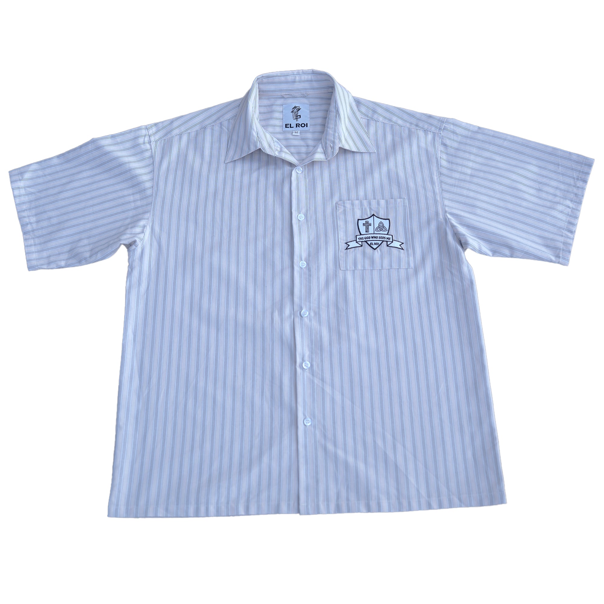 "EL ROI" Cropped Button up